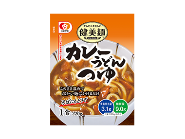 「健美麺」カレーうどんつゆ1食