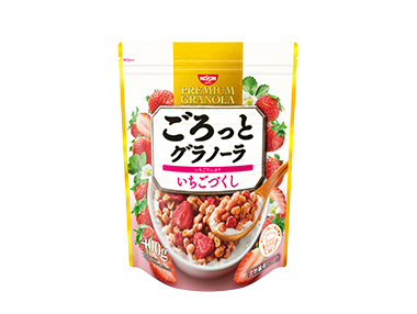 ごろっとグラノーラ いちごづくし ロカボ食の紹介 ロカボオフィシャルサイト